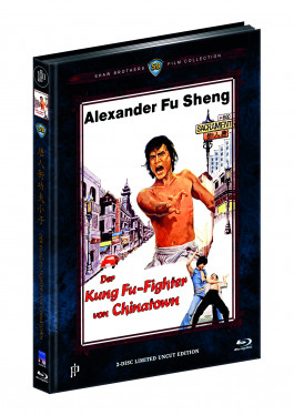 DER KUNG FU-FIGHTER VON CHINATOWN - CHINATOWN KID (Blu-ray + DVD) - Cover B - Mediabook - Limited 333 Edition - Uncut (Shaw Brothers)