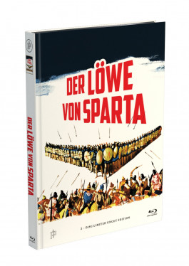 DER LÖWE VON SPARTA - 2-Disc Mediabook Cover A [Blu-ray + DVD] Limited 50 Edition - Uncut