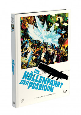 DIE HÖLLENFAHRT DER POSEIDON - 3-Disc Mediabook Cover A [Blu-ray + DVD + Bonus-DVD] Limited 50 Edition - Uncut