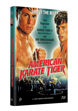 AMERICAN KARATE TIGER - Grosse Hartbox Cover A [Blu-ray] Limited 33 Edition - Uncut