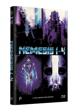 NEMESIS 1-4 - Grosse Hartbox Cover A [4 Filme auf 1 Blu-ray] Limited 50 Edition  - Uncut