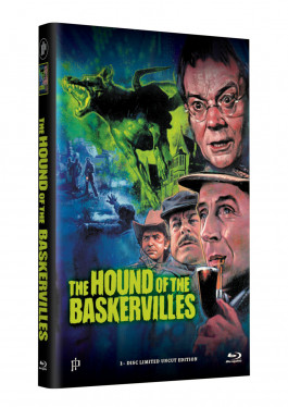 SHERLOCK HOLMES - DER HUND VON BASKERVILLE - Grosse Hartbox Cover A [Blu-ray] Limited 33 Edition - Uncut