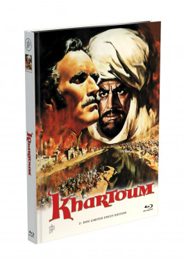 KHARTOUM - Aufstand am Nil - 2-Disc Mediabook Cover A [Blu-ray + DVD] Limited 50 Edition - Uncut