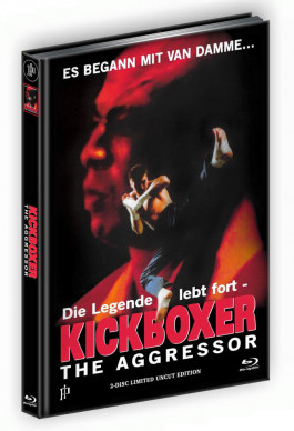 KICKBOXER 4 - THE AGGRESSOR (Blu-ray + DVD) - Cover A - Mediabook - Limited 250 Edition UNCUT