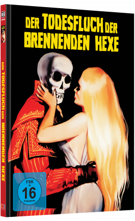 DER TODESFLUCH DER BRENNENDEN HEXE - 2-Disc wattiertes Mediabook Cover C (Blu-ray + DVD) Limited 99 Edition - UNCUT