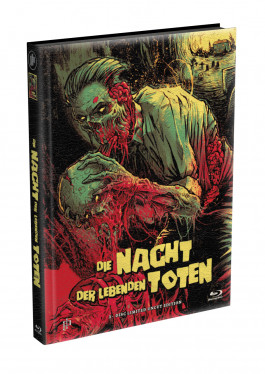 DIE NACHT DER LEBENDEN TOTEN (1968) - wattiertes Mediabook - Cover S (Blu-ray) Limited 22 Edition - Uncut 