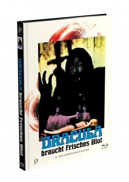 DRACULA BRAUCHT FRISCHES BLUT - 2-Disc Mediabook Cover D (Blu-ray + DVD) Limited 88 Edition - Uncut