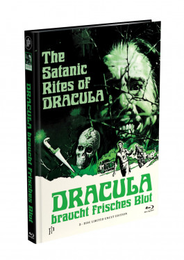 DRACULA BRAUCHT FRISCHES BLUT - 2-Disc Mediabook Cover G (Blu-ray + DVD) Limited 88 Edition - Uncut