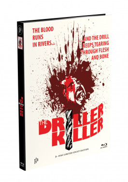 DRILLER KILLER - 2-Disc Mediabook Edition (Blu-ray + DVD) - Cover B Limited 66 
