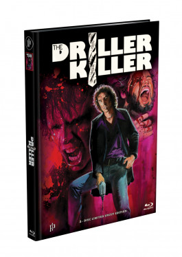 DRILLER KILLER - 2-Disc Mediabook Edition (Blu-ray + DVD) - Cover H Limited 999