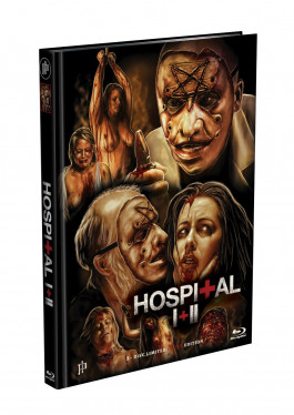 THE HOSPITAL 1 + 2 - UNCUT - 2-Disc Mediabook - Cover A (2 x Blu-ray) Limited 500 Edition - Uncut 