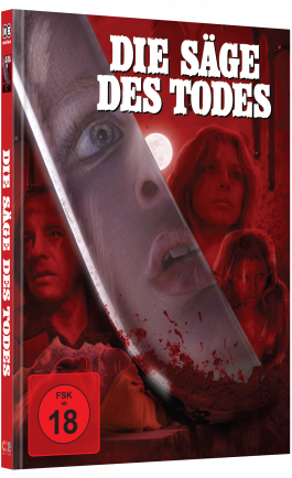 BLOODY MOON - DIE SÄGE DES TODES - 2-Disc wattiertes Mediabook Cover B (Blu-ray + DVD) Limited 99 Edition - UNCUT