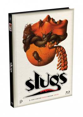 SLUGS - 3-Disc wattiertes Mediabook - Cover G (Blu-ray + 2 DVD) Limited 222 Edition - Uncut 