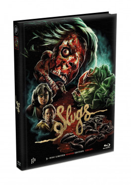 SLUGS - 3-Disc wattiertes Mediabook - Cover H (Blu-ray + 2 DVD) Limited 500 Edition - Uncut 