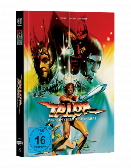 TALON IM KAMPF GEGEN DAS IMPERIUM (The Sword and the Sorcerer) 4-Disc wattiertes Mediabook Cover A (1 x UHD + 2 x Blu-ray + 1 x DVD) Uncut
