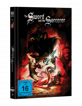 TALON IM KAMPF GEGEN DAS IMPERIUM (The Sword and the Sorcerer) 4-Disc wattiertes Mediabook Cover E (1 x UHD + 2 x Blu-ray + 1 x DVD) Uncut
