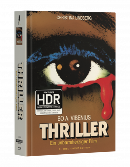 THRILLER – Ein unbarmherziger Film – 8-Disc wattiertes Mediabook - Cover C (2x4K UHD + 4xBlu-ray + 2xDVD) Limited Edition - Uncut