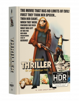 THRILLER – Ein unbarmherziger Film – 8-Disc wattiertes Mediabook - Cover D (2x4K UHD + 4xBlu-ray + 2xDVD) Limited Edition - Uncut