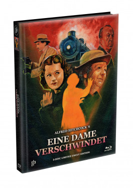 Alfred Hitchcock´s - EINE DAME VERSCHWINDET (The Lady Vanishes) 1938 - 2-Disc wattiertes Mediabook Cover A (Blu-ray + DVD) Limited 500 Edition - Uncut 