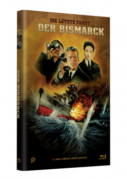 Hollywood Classic Hartbox Collection "DIE LETZTE FAHRT DER BISMARCK" - Grosse Hartbox Cover A [Blu-ray] Limited 50 Edition - Uncut