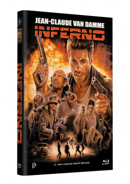 INFERNO (Jean-Claude Van Damme) - 2-Disc Grosse Hartbox Cover A (Blu-ray + DVD) Limited 66 Edition - Uncut