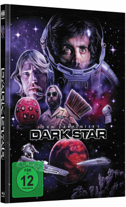 John Carpenter´s DARK STAR - 3-Disc wattiertes Mediabook Cover H (Blu-ray + DVD + Bonus-BD) Limited 99 Edition