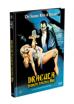 DRACULA BRAUCHT FRISCHES BLUT - 2-Disc Mediabook Cover C (Blu-ray + DVD) Limited 88 Edition - Uncut