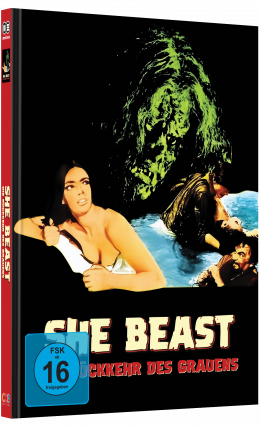 SHE BEAST - Die Rückkehr des Grauens - 2-Disc Mediabook Cover D (Blu-ray + DVD) Limited 222 Edition - UNCUT