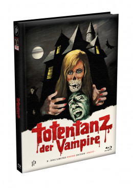 TOTENTANZ DER VAMPIRE - 2-Disc wattiertes Mediabook - Cover E (Blu-ray + DVD) Limited 333 Edition - Uncut - Poster 