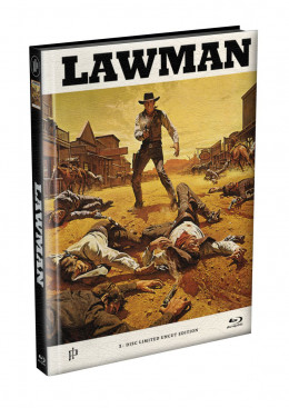 LAWMAN - Wattiertes Mediabook Cover A [Blu-ray] Limited 149 Edition 