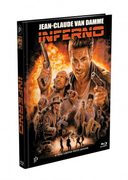 INFERNO (Jean-Claude Van Damme) - 2-Disc Mediabook Cover F (Blu-ray + DVD) Limited 555 Edition - Uncut