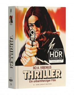 THRILLER – Ein unbarmherziger Film – 8-Disc wattiertes Mediabook - Cover E (2x4K UHD + 4xBlu-ray + 2xDVD) Limited Edition - Uncut