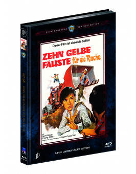 ZEHN GELBE FÄUSTE FÜR DIE RACHE (Blu-Ray+DVD) (2Discs) - Cover B - Mediabook - Limited 444 Edition