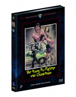 DER KUNG FU-FIGHTER VON CHINATOWN - CHINATOWN KID (Blu-ray + DVD) - Cover A - Mediabook - Limited 333 Edition - Uncut (Shaw Brothers)