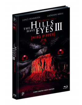 THE HILLS HAVE EYES 3 - WES CRAVENS MINDRIPPER (Blu-ray + DVD) - Cover C - Mediabook - Limited 222 Edition - UNCUT