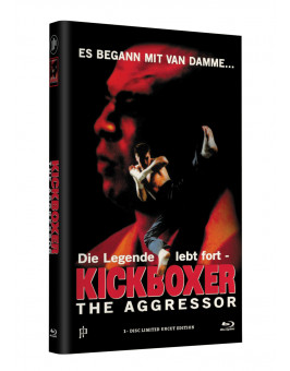 KICKBOXER 4 - THE AGGRESSOR - Grosse Hartbox Cover A [Blu-ray] Limited 33 Edition - Uncut