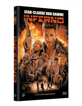INFERNO (Jean-Claude Van Damme) - 2-Disc Grosse Hartbox Cover A (Blu-ray + DVD) Limited 66 Edition - Uncut