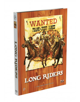 LONG  RIDERS - 2-Disc Mediabook Cover A [Blu-ray + DVD] Limited 50 Edition - Uncut