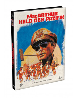 MacARTHUR - Held des Pazifik - wattiertes Mediabook Cover A [Blu-ray] Limited 149 Edition 