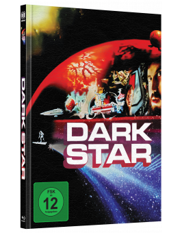John Carpenter´s DARK STAR - 3-Disc wattiertes Mediabook Cover B (Blu-ray + DVD + Bonus-BD) Limited 99 Edition