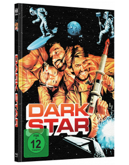 John Carpenter´s DARK STAR - 3-Disc wattiertes Mediabook Cover M (Blu-ray + DVD + Bonus-BD) Limited 99 Edition