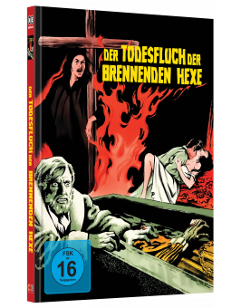 DER TODESFLUCH DER BRENNENDEN HEXE - 2-Disc Mediabook Cover A (Blu-ray + DVD) Limited 333 Edition - UNCUT