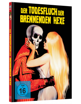DER TODESFLUCH DER BRENNENDEN HEXE - 2-Disc wattiertes Mediabook Cover C (Blu-ray + DVD) Limited 99 Edition - UNCUT