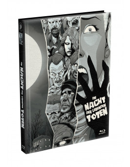 DIE NACHT DER LEBENDEN TOTEN (1968) - wattiertes Mediabook - Cover C (Blu-ray) Limited 22 Edition - Uncut 
