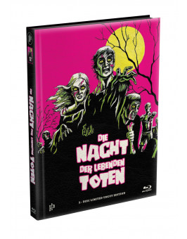 DIE NACHT DER LEBENDEN TOTEN (1968) - wattiertes Mediabook - Cover N (Blu-ray) Limited 22 Edition - Uncut 