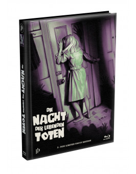 DIE NACHT DER LEBENDEN TOTEN (1968) - wattiertes Mediabook - Cover Q (Blu-ray) Limited 22 Edition - Uncut 