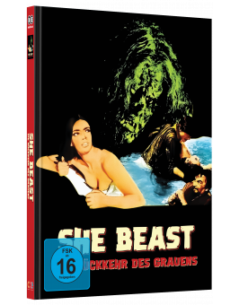 SHE BEAST - Die Rückkehr des Grauens - 2-Disc Mediabook Cover D (Blu-ray + DVD) Limited 222 Edition - UNCUT