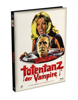 TOTENTANZ DER VAMPIRE - 2-Disc wattiertes Mediabook - Cover F (Blu-ray + DVD) Limited 333 Edition - Uncut - Poster