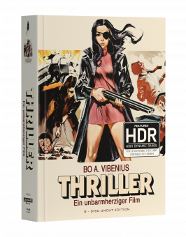 THRILLER – Ein unbarmherziger Film – 8-Disc wattiertes Mediabook - Cover A (2x4K UHD + 4xBlu-ray + 2xDVD) Limited Edition - Uncut