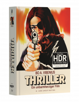 THRILLER – Ein unbarmherziger Film – 8-Disc wattiertes Mediabook - Cover E (2x4K UHD + 4xBlu-ray + 2xDVD) Limited Edition - Uncut